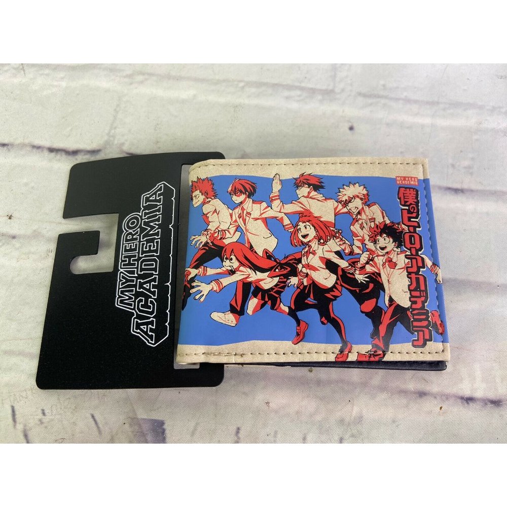 My Hero Academia UA High Class 1-A Plus Ultra Crew Bi-Fold Wallet Anime NEW